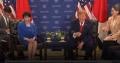 【動画】日米首脳会談、日本の通訳の機転により会場爆笑！トランプ大統領もニンマリ「みんな、聞いただろ？」