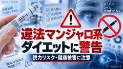 流行の違法マンジャロ系ダイエット逝く、強烈な副作用が判明して米国では訴訟発展「視力を失う」