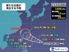 【緊急】台風26号発生。千葉、逝く…