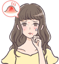 彼氏に「ニキビできたね」と言われた。「…。」