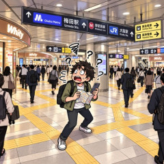 梅田の地上＆地下街って何であんな迷宮なの？