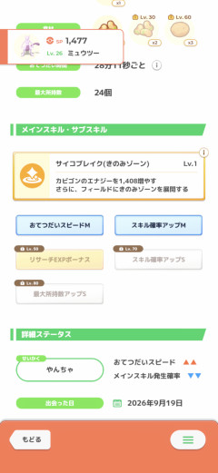 【ポケスリ】ミュウツーの厳選評価と採用ラインについて