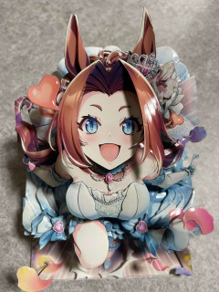 【ウマ娘】カワカミのシャドーボックスを作るトレーナーさん　力作だ！