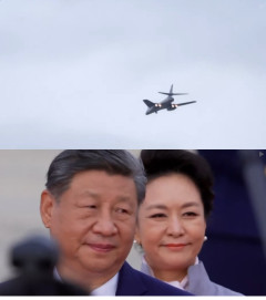 【速報】中国の習近平氏がアメリカに到着した際、頭上にB-1戦略爆撃機を通過「次はお前だ」その時の顔ｗｗｗ