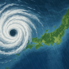 台風26号(スリゲ)、欧州中期予報で次週10/1(木)早朝に「千葉県」直撃   #豪雨