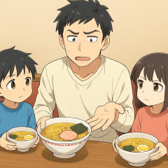 親「大盛りラーメンを頼んで子供と分けようとしたら一人一杯頼んでと言われました。子供が頼む必要？」