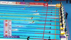 アジア大会･水泳200M平泳ぎ､17歳の大橋信が2分4秒83の世界新記録で金メダル
