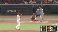 【広島対巨人23回戦】巨人・ダルベック、広島・森下から第25号ソロホームラン！1点差に詰め寄る！！！！！！！！！！！！