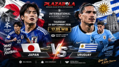 ◆キリン杯◆日本×ウルグアイ HT 日本松木の初先発初Gで先制もM.アラウホに決められ1-1で後半へ