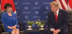 【悲報】サナエ🦎に目を合わせられたトランプ🐯、思わず目線を逸らしてしまうｗｗｗｗｗｗ