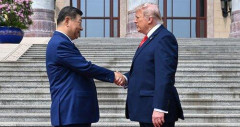 【衝撃】習近平さんがアメリカに到着！もちろんトランプ親分自らお出迎えｗｗｗｗｗｗｗｗｗｗ