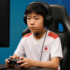 日本選手団最年少の11歳・栗原悠輝が決勝進出 eスポーツ「ぷよぷよ」   #アジア大会