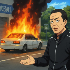 野田JUJUの父で野田レーシング代表、SAの思いやりスペースに車を一時停止し炎上🔥