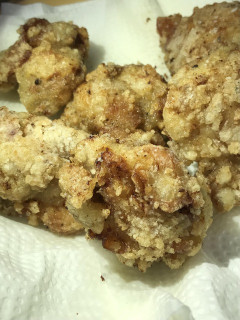 わいの作った唐揚げ、うまそう