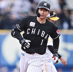 ロッテ藤原恭大(26) 打率.270 8本 40打点 OPS.738