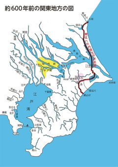 【悲報】徳川家康が江戸に入る前の千葉、普通に海だった・・・