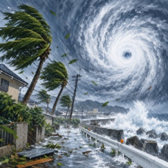 【画像】台風２６、２７、２８号が連続で千葉に向かって侵攻