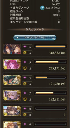 【グラブル】光古戦場200HELLフルオート編成雑談、150までのメンバーの他バドラや白騎士、バサラやルナールなどの採用が