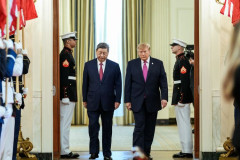 中国は第2次大戦で米国の「同盟国」…トランプ大統領、歓迎式典で異例の言及！