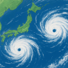 台風26号、25号と同じコースで今週末に関東襲来か   #悲報 |  千葉の学習能力を見せてもらおうか
