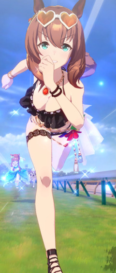 【ウマ娘】水着ウマ娘がポロリしないように支えるお仕事やる？