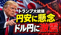 【緊急】トランプ大統領、円安に懸念表明ｗｗｗｗｗｗドル円に激震へ