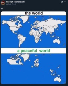 【画像】西洋人「世界からいらない国消してみた」→1000万バズ