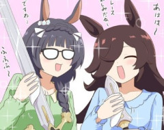 【ウマ娘】ライスとロブロイの夜のお手入れ風景が完全にカチコミ前夜ｗｗｗ