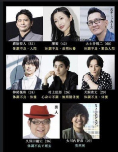 【悲報】芸能界で体調不良が相次ぐ パパイヤ鈴木、SnowMan岩本照、水谷豊ら