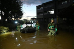 陸自第1空挺団、台風25号の水害被害地域で災害派遣活動を実施中！