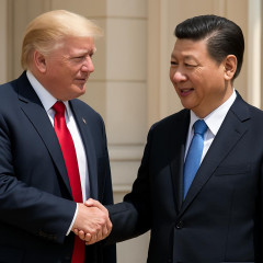 トランプ氏、習氏と年内あと2回会うと表明－首脳会談「多くの成果」   #米中 |  どっちに転んでも面白いよw