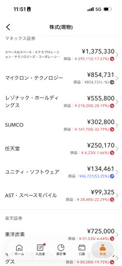 ワイ、レバナスで失敗、ビットコインで失敗、半導体に全て賭けた結果www