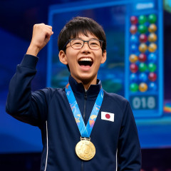 「ぷよぷよ」11歳“神童”栗原悠輝が史上最年少金メダル！eスポーツでも日本初金！   #アジア大会