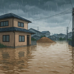 千葉県・酒々井町（しすいまち）の住宅地冠水、部落解放同盟千葉県連幹部による盛り土が原因だった   |  同和ビジネス潰すために