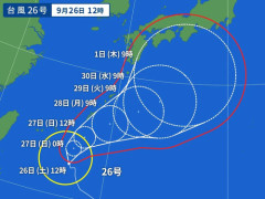 【朗報】九州地方、台風の直撃を回避ｗｗｗｗ