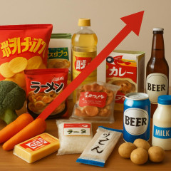 飲食料品10月も値上げラッシュ 3000超、ビールは減税   #値上げラッシュ |  このタイミングで逆に半額とかにすれば一気に話題集めて売れるのにな