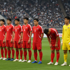 サッカー北朝鮮が整列、挨拶をボイコット 日本に敗戦後…判定に不服、試合中も猛抗議   #サッカー