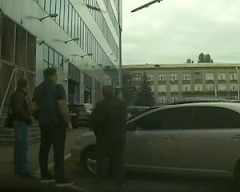 【動画】キーウのビジネスセンターにジェット型自爆ドローンが命中する瞬間を近距離から。