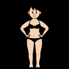 夏菜　水着ショットを公開！ 「めったに拝めないお姿」「このくらいが良い」「堪能できました」