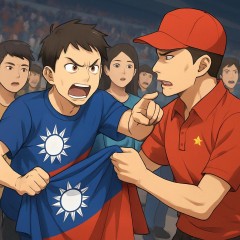 「中国国旗はよくて我々はダメなのか！」台湾タオル没収され怒り爆発 観客とスタッフ衝突が物議   |  タオルもダメはさすがにひどくね？