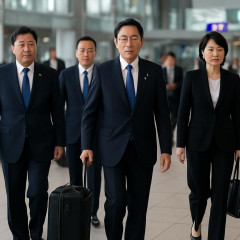 岩屋前外務大臣ら「日本国際貿易促進協会」代表団が中国訪問へ 羽田空港を出発   #日中 |  売国奴キター  |  まあ年間２０兆円以上取引してるわけだからな