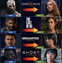 【悲報】『PS Studios』の人気IP、揃いも揃って主人公が女性になっている現状に海外ゲーマー発狂
