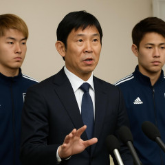 森保一監督が堂安律と塩貝健人の確執を否定「選手自身が傷つくことになっている」 報道陣に異例の要望   #サッカー
