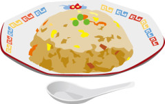 チャーハンはいいんだけど、なんでレンゲで食べさせようとするの？あれ最悪に食べづらいだろ…