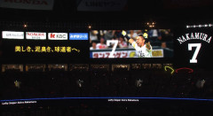 【引退セレモニー】中村晃、19年間のプロ野球生活に幕　「王会長から始まり歴代の監督さんに感謝」「胸を張ってまた会える日を楽しみに」