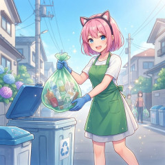 【GJ】敷地内同居のトメとゴミ出しのときに遭遇。いちいちゴミを確認してくるからメロンとカニの殻を見られた。すると→
