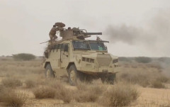 イエメンの戦闘でバルカン砲VADSを搭載した4×4装輪装甲車を確認！
