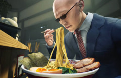 【！？】新作『Japanese Ramen Simulator』に登場するラーメンハゲっぽい男性、なぜかメガネがサングラスに変更される…理由は不明