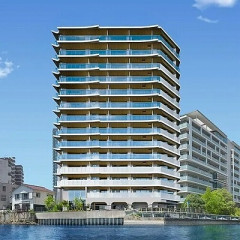 【嫉妬】3億円台で売られてる最強マンション『ブランズ芝浦』、共用部から東京湾が一望できる眺望が凄すぎるｗｗｗｗ🤯