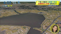 【画像】千葉・印旛沼、決壊前後の比較がこちら…